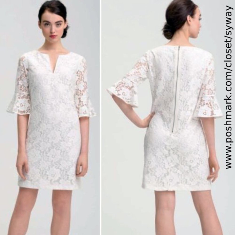 Adrianna Papell Cream Mini Dress 2P fits like 0P